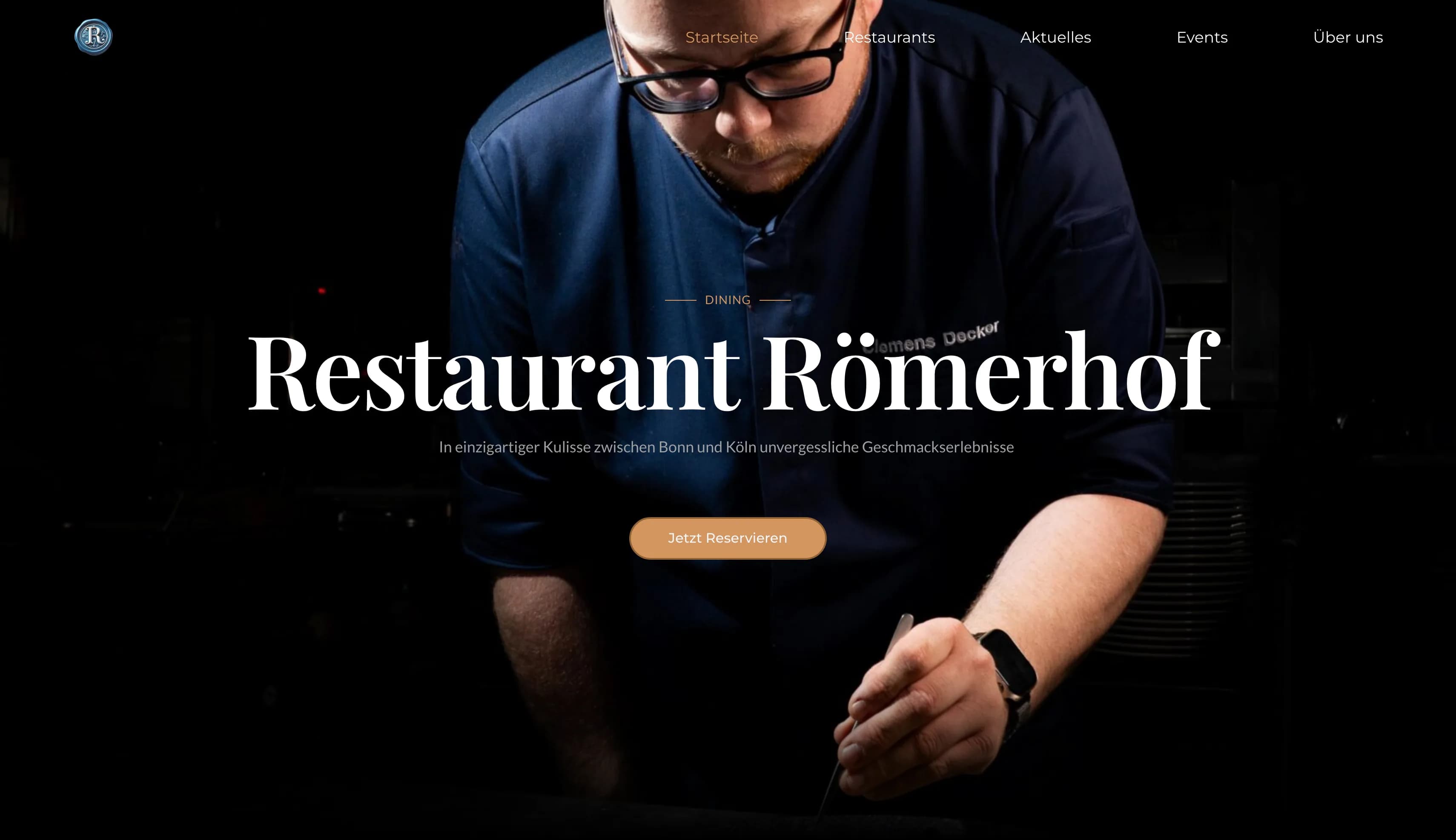 Website von Restaurant Römerhof
