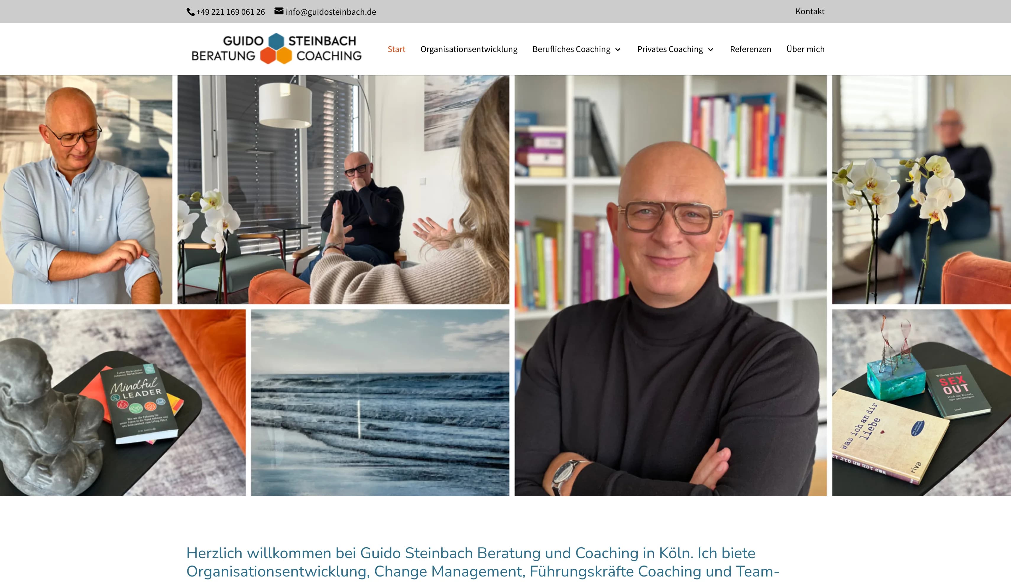 Website von Steinbach Coaching